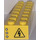 LEGO Brick 2 x 8 with &#039;CITY&#039; on one end, Electricity Danger Sign on other end Sticker (3007)