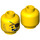 LEGO Backstein Bounty Cook Minifigure Kopf (Einbau-Vollbolzen) (3626 / 19222)
