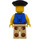 LEGO Brickbeard&#039;s Bounty Pirát s Modrá Vesta a Červená a Bílá Striped Košile Minifigurka