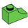 LEGO Fel groen Boog 1 x 2 Omgekeerd (78666)