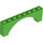 LEGO Bright Green Arch 1 x 8 x 2 Raised, Thin Top without Reinforced Underside (16577 / 40296)