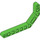 LEGO Leuchtend grün Strahl 3 x 3.8 x 7 Gebogen 45 Doppelt (32009 / 41486)