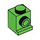 LEGO Leuchtend grün Backstein 1 x 1 mit Scheinwerfer und Slot (4070 / 30069)