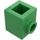 LEGO Leuchtend grün Backstein 1 x 1 mit Stud auf Eins Seite (87087)