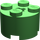 LEGO Bright Green Brick 2 x 2 Round (3941 / 6143)