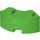 LEGO Fel groen Steen 2 x 2 Ronde Hoek met Stud Notch en versterkte onderkant (85080)