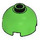 LEGO Leuchtend grün Backstein 2 x 2 Runden mit Dome oben (Hohlbolzen, Achshalter) (3262 / 30367)