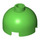 LEGO Vert clair Brique 2 x 2 Rond avec Dome Haut (Goujon creux, support d&#039;essieu) (3262 / 30367)