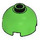 LEGO Bright Green Brick 2 x 2 Round with Dome Top (with Axle Holder) (3262 / 30367)