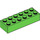 LEGO Fel groen Steen 2 x 6 (2456 / 44237)