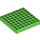 LEGO Fel groen Steen 8 x 8 (4201 / 43802)