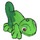 LEGO Vert clair Chameleon (Leaning) avec Dark Green (15678 / 16030)