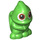 LEGO Leuchtend grün Chameleon (Standing) mit Brown Augen (75238)