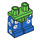 LEGO Leuchtend grün Clock King Minifigure Hüften und Beine (3815 / 36639)