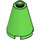 LEGO Bright Green Cone 2 x 2 x 2 (Open Stud) (3942 / 14918)