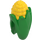 LEGO Leuchtendes Grün Corn Cob Kostüm mit Gelb Kernels (29575 / 72345)