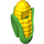 LEGO Leuchtend grün Corn Cob Costume mit Gelb Kernels (29575 / 72345)