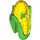 LEGO Fel groen Corn Cob Kostuum met Geel Kernels (29575 / 72345)