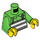 LEGO Leuchtend grün Criminal Minifig Torso (973 / 76382)