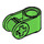 LEGO Leuchtend grün Kreuz Block 90° 1 x 2 (Achse/Stift) (6536 / 40146)