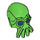 LEGO Bright Green Cthulhu Minifigure Head (54576)