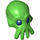 LEGO Bright Green Cthulhu Minifigure Head (54576)