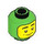 LEGO Bright Green Dinosaur Suit Guy Minifigure Head (Recessed Solid Stud) (3274 / 103129)