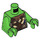 LEGO Bright Green Donatello Scuba Gear Minifig Torso (973 / 76382)