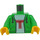 LEGO Bright Green Drone Boy Minifig Torso (973 / 76382)