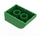 LEGO Bright Green Duplo Brick 2 x 3 with Curved Top (2302)