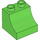 LEGO Vert clair Duplo Brique avec Curve 2 x 2 x 1.5 (11169)