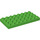 LEGO Bright Green Duplo Plate 4 x 8 (4672 / 10199)