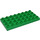 LEGO Vert clair Duplo assiette 4 x 8 (4672 / 10199)