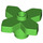 LEGO Leuchtend grün Blume 2 x 2 mit Angular Blätter (4727)