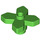 LEGO Vert clair Fleur 2 x 2 avec Angular Feuilles (4727)