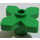 LEGO Verde brillante Flor 2 x 2 con Angular Hojas (4727)