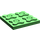 LEGO Bright Green Flower Plate 4 x 4 (33062)