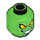 LEGO Bright Green Green Goblin Minifigure Head (Recessed Solid Stud) (3626 / 26968)