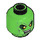 LEGO Leuchtend grün Green Goblin Minifigure Kopf (Einbau-Vollbolzen) (3626 / 74434)