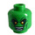 LEGO Bright Green Green Goblin with Bright Green Skin and Minifigure Head (Recessed Solid Stud) (3626 / 74434)