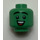 LEGO Fel groen Hoofd met Smile (Veiligheidsnop) (3274)