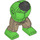 LEGO Leuchtend grün Hulk Körper (11791)