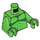 LEGO Fel groen Hulk Minifig Torso (973 / 76382)