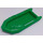 LEGO Fel groen Groot Dinghy 22 x 10 x 3 met Zilver lining Sticker (62812)