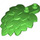 LEGO Bright Green Leaf 1.3 x 4 x 5 Layered (5058)