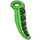 LEGO Bright Green Lizard Tail with Scales and Dark Green Spikes (96473)