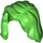 LEGO Leuchtend grün Mittlere Länge Haar mit Seitenscheitel (85974)