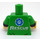 LEGO Leuchtend grün Minifig Torso mit Badge und &#039;RESCUE&#039; auf Der Rücken (973 / 78568)