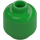 LEGO Bright Green Minifigure Head (Recessed Solid Stud) (3274 / 3626)