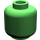 LEGO Leuchtend grün Minifigure Kopf (Sicherheitsbolzen) (3626 / 88475)